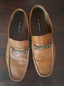 Red Tape Brown Loafers