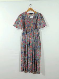 Githaan Multicolor  Dress Frock (Women's)