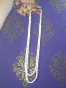 Elegant Oval Pearl Necklace