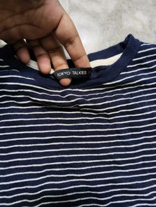 Tokyo Talkies Striped Long Sleeve Bodycon Dress