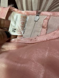 Sparkling Peach  frock  Set