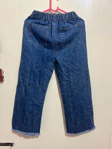 Blue Elastic Jeans