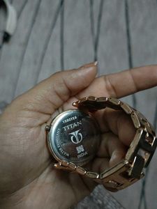 Titan Rose Gold Watch