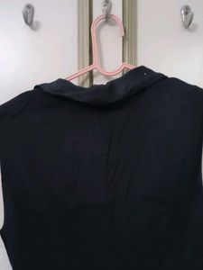 Zara Navy Blue Sleeveless Jumpsuit