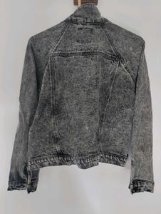 Roadster Grey Washed Denim Jacket