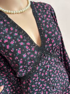 Floral Print Midi Dress