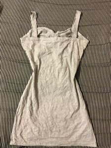 Grey Ruched Camisole Dress