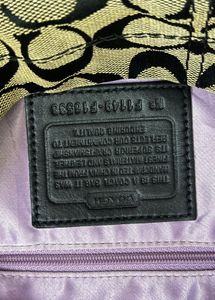 Coach Monogram Shoulder Bag