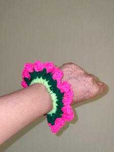 Handmade Floral Hair Ties set