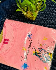 Pink 'Spring Mood' Tee - Size 3XL