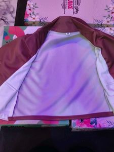 inner is not available Girls Rust Pink Party Wear
