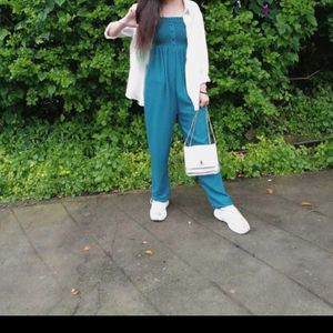 Teal Jumpsuit