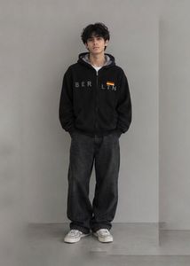 Black zipup Hoodie