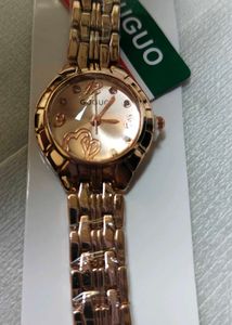 Rose Gold Tone Women's Watch