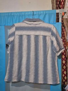 Cuban Collar Boxy Shirt for Woman