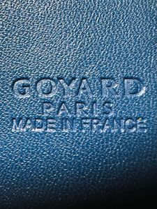 GOYARD Senat Clutch Navy Blue Goyardine