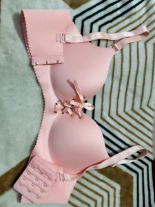 Premium Light Pink High Padded Push Up Bra