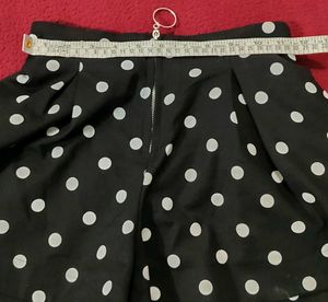 Chic Polka Dot High-Waisted Shorts