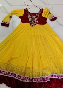 ANARKALI WITH DUPATTA 💛