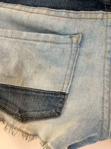 Stylish Patchwork Denim Shorts