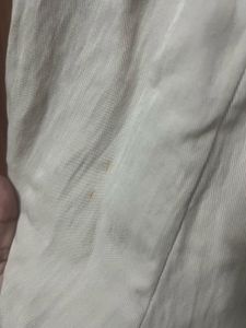 zara loose fitting darted trousers