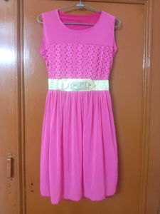 Pink Lace Dress
