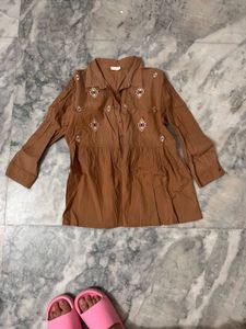 Embroidered short  Kurti