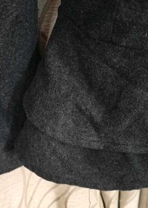 korean Grey Belted Jacket