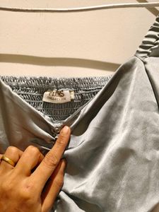 Elegant Silver Top