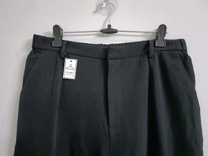 Classic Black Trousers | korean pant palazzo