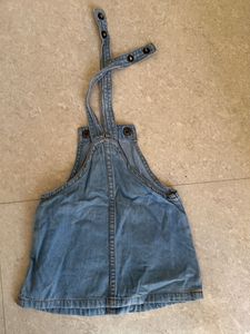 Cute Denim Pinafore Dress