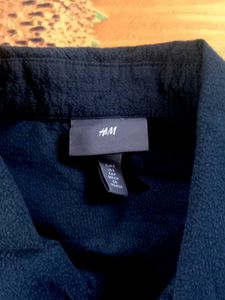 Men's Navy Blue Short Sleeve Shirt