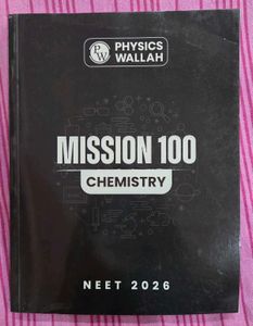 PW Physics Wallah Mission 100 Chemistry Book