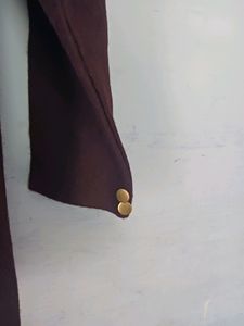 Brown Woollen Blazer Price Dropped