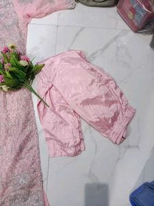 Pink Embroidered Kurta Set with Dupatta