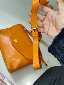 Orange Crossbody Bag
