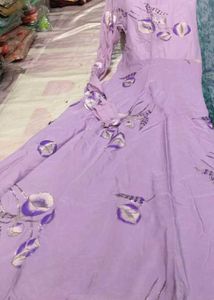 Purple Kurta Set with Dupatta