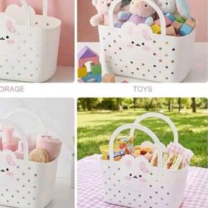 Cute Pink Bunny Tote Bag