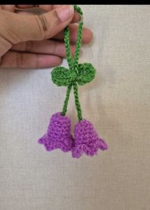 Handmade Crochet Flower Charms