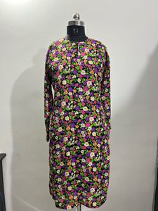 Flower printed  kurti dress