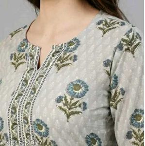 Women's Printed Kurta Set with Dupatta