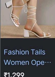 Stylish White Strappy Heels