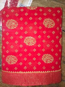 Traditional Bandhani Cotton Saree