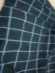 Men's Black &amp; White Grid Shirt
