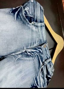 Grey Denim Jeans For 4- 5 Year Girl, Waist- 24