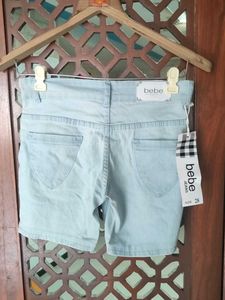 Light Wash Denim Shorts