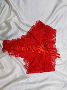 🇳🇿💫🎀Red Lace Corset Briefs