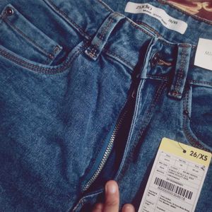 Blue Wash Denim Jeans