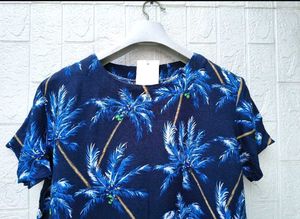 New with tag Navy Palm Tree Print T-Shirt