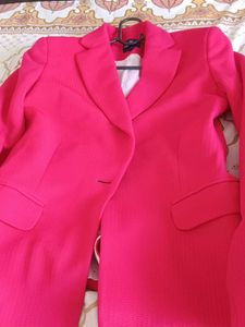Allen Solly Pink Blazer